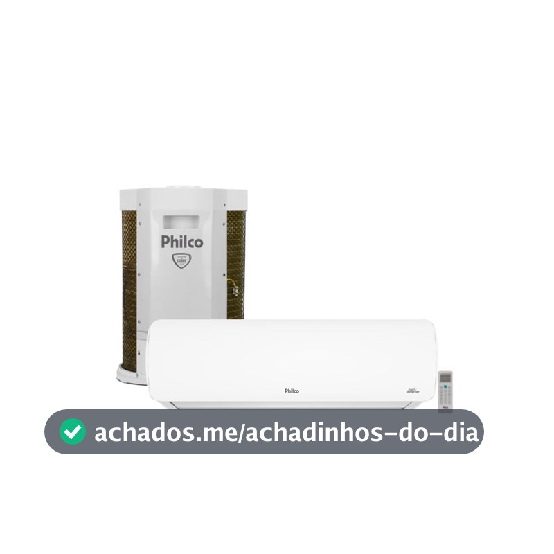 Ar Condicionado Split Hi Wall Inverter Philco 18000 BTU/h Quente e Frio PAC18QC – 220 Volts