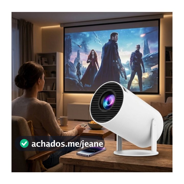 Projetor 4K HD 150 Polegadas Celular, Tv B0x, Xbox, PS, Pc, Wifi HY300 Pro Magcubic Envio Imediato