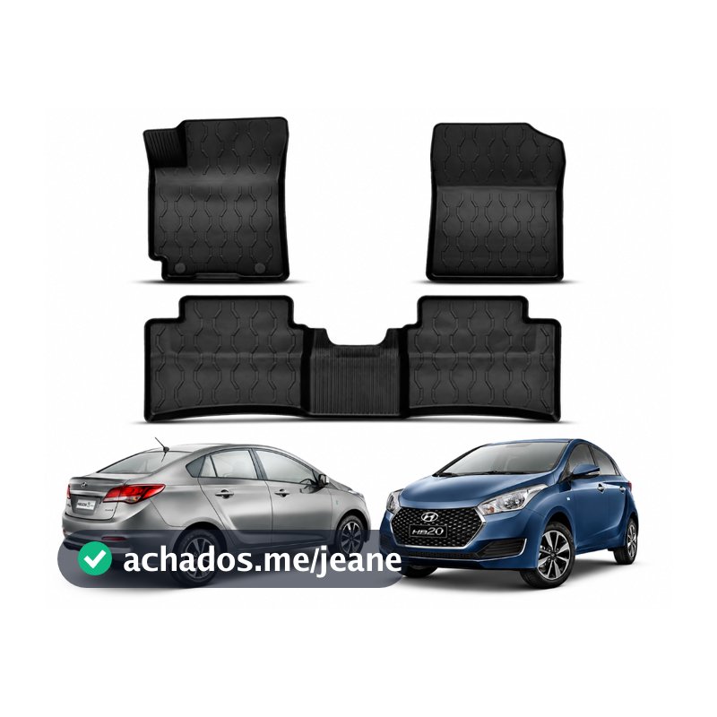 Tapete Bandeja HB20 Hatch ou Sedan 2013 2014 2015 2016 2017 2018 2019