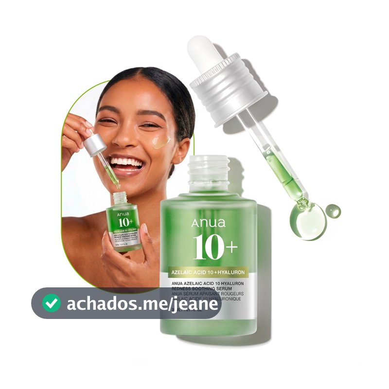 Anua Sérum Calmante Azelaic Acid 10% 30ml Sensível Dia/noite