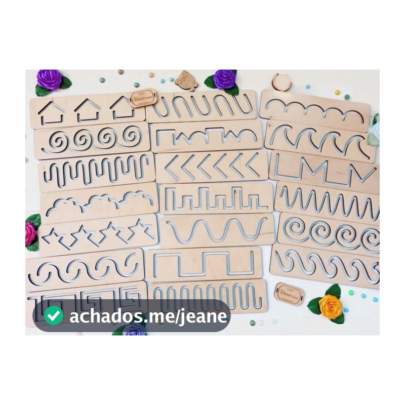Brinquedo Kit Reguas Cordenação Motora Motricidade