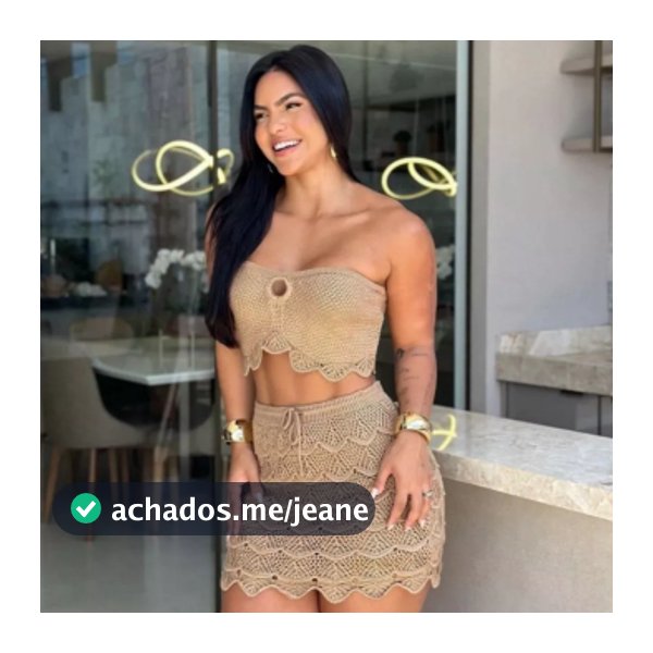 Moda Praia Conjunto Saia e Top Crochê Tricot