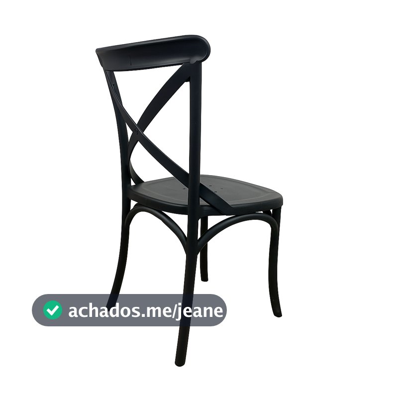 Cadeiras Paris Pretas Reforçadas Sala Jantar Cozinha Promoção Envio Rápido