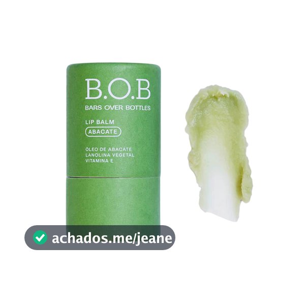Hidratante Labial Abacate B.O.B - Balm Reparador 10g