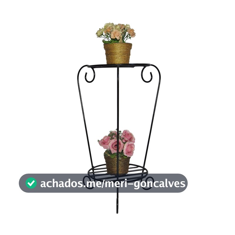 Suporte De Vaso De Chão 2 Andares Super Resistente Jardineira De Chão