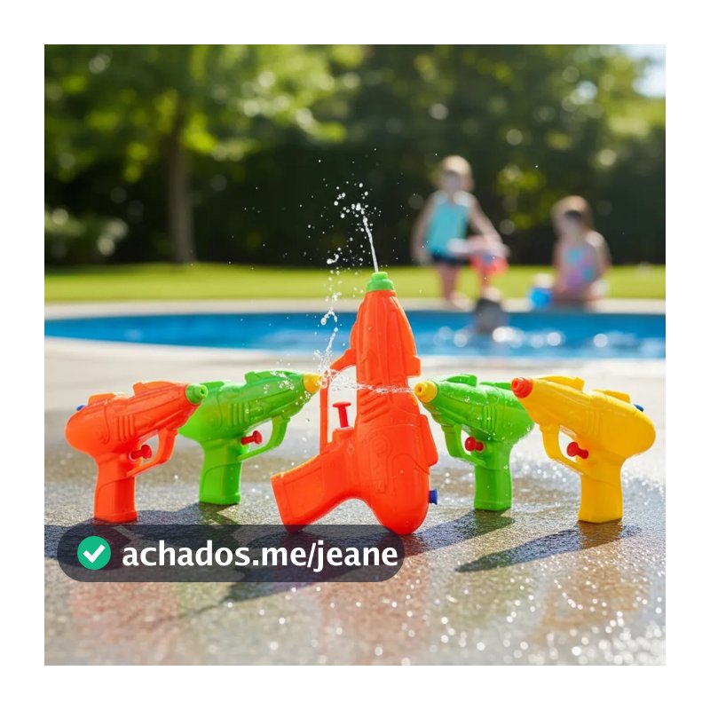 Kit Até 40 Pistola Água Arminha Arma Brinquedo Praia Piscina Infantil Criança Lança Água Atacado