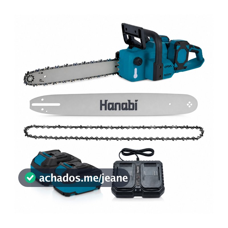 Hanabi Motosserra Brushless 40v 16 Polegadas Sabre 46cm Azul-petróleo 127/220v