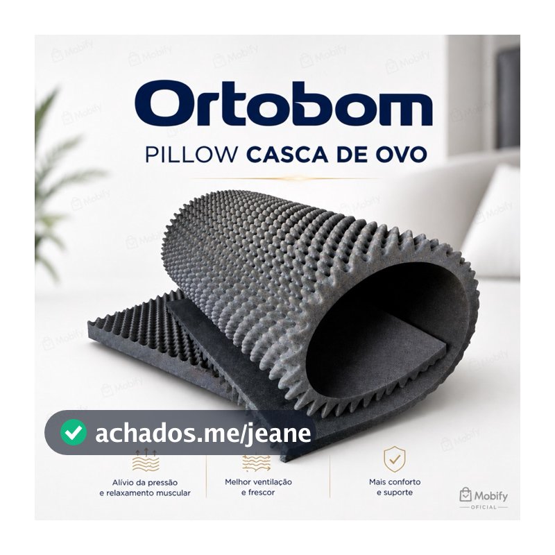 Pillow Top Massageador Colchonete Caixa De Ovo Casca De Ovo Anti-escaras Ortobom Solteiro