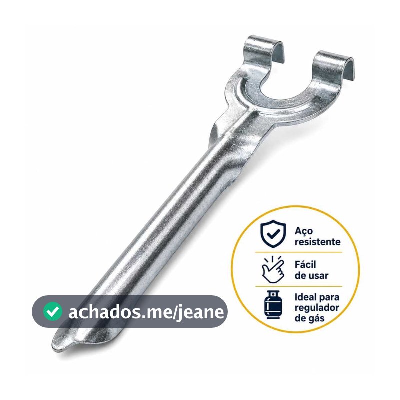 Chave Borboleta Click para Trocar Apertar Abrir Regulador Registro do botijão de gás de cozinha