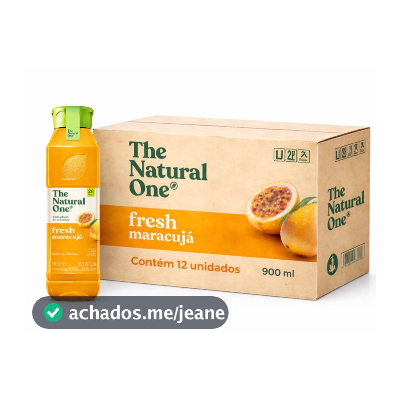 Kit 12 Suco Misto NATURAL ONE Fresh Maracujá 900ml