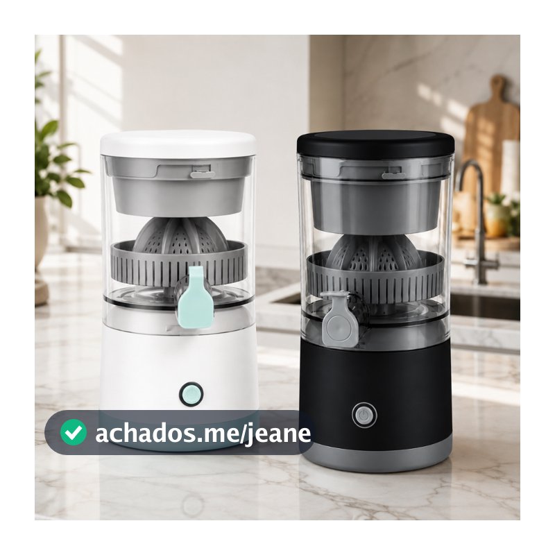 Espremedor Elétrico de Frutas Portátil USB para Laranja Limão Automático Elegante