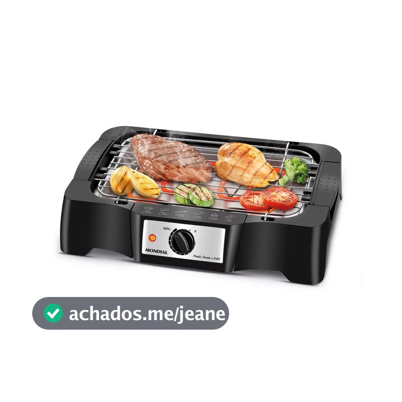 Churrasqueira Elétrica Mondial Pratic Steak & Grill II CH-07 - 220V