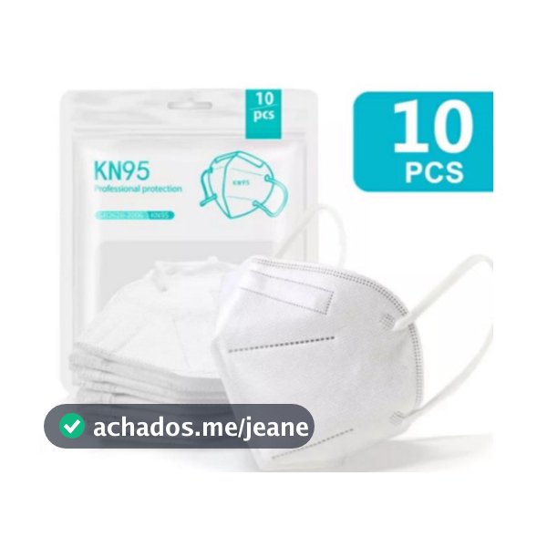 RWX VEST Máscara KN95 com clipe nasal com 10 Unid  NON MEDIC