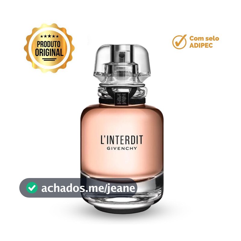 Perfume Givenchy L'interdit EDP Feminino 80ml Original