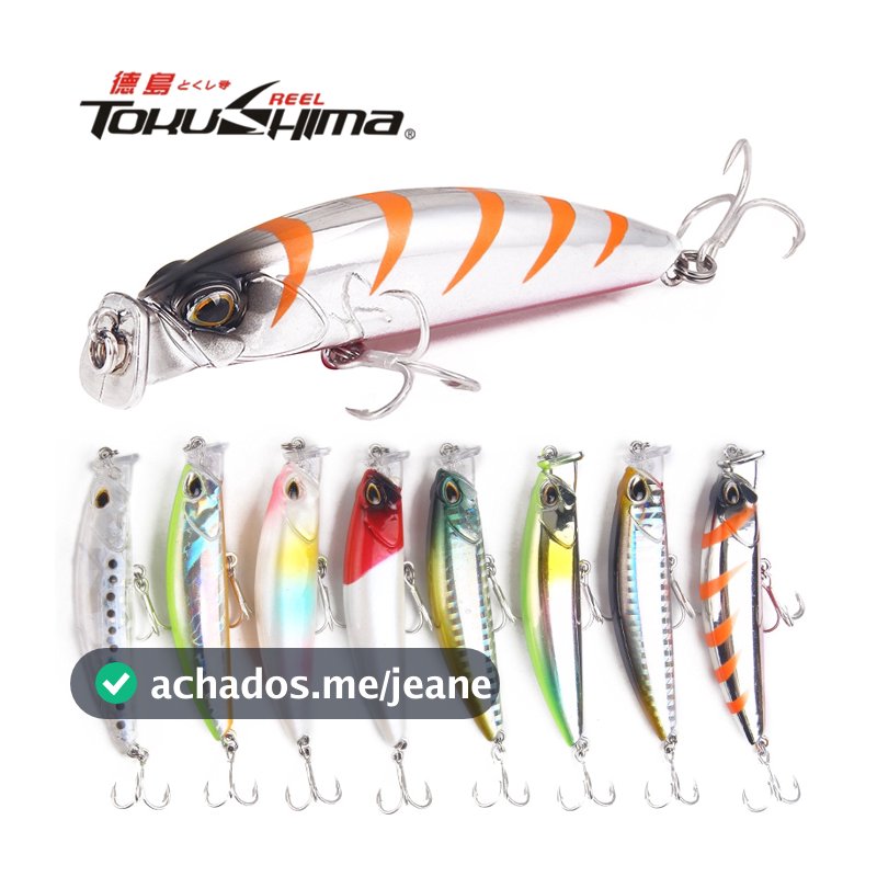 Iscas Artificiais De Pesca Minnow Isca De 1 Pcs 8 Cm/10g artificial Para kit De Afundamento Pesado