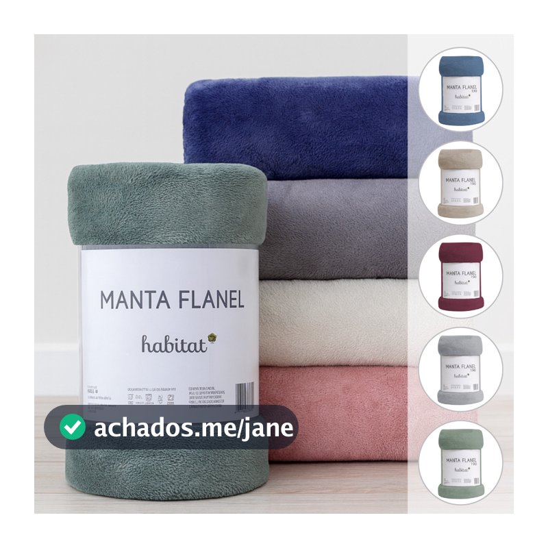 Manta De Microfibra Queen Casal Toque Extra Macio Antialérgico Quentinho Flanel Habitat