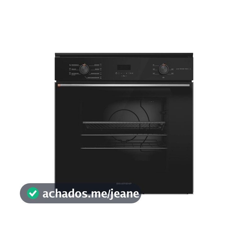 Forno Elétrico de Embutir Brastemp Multifuncional 84L Preto BOX84AE