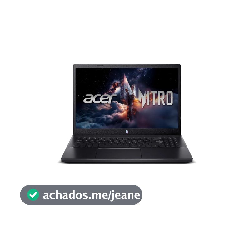 Notebook Gamer Acer Nitro V15 Core i5 512GB 8GB RTX4050 W11 Home 15.6" + Ubook Kit 50 Livros Grandes Vozes