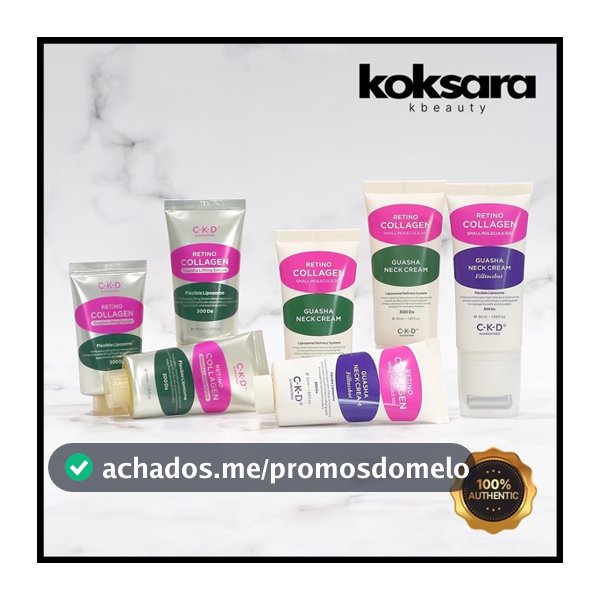 Ckd Retino Collagen Low Molecer 300 Guasha Neck Cream/Peel Talk Shot 50ml , Serum 30ml , 40ml (original E Recarga)