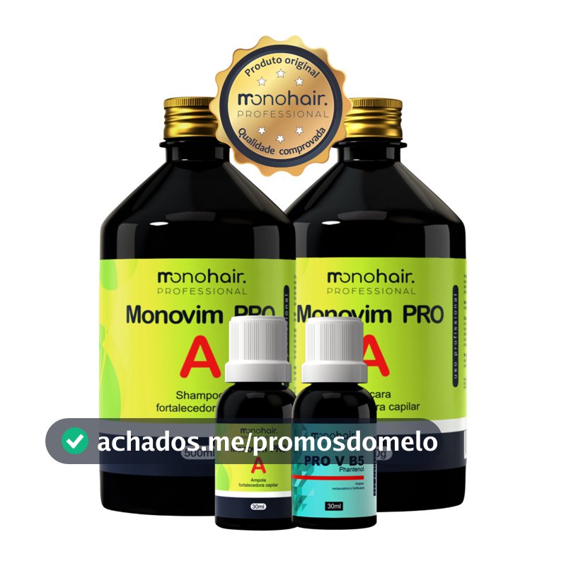 Kit Monovim Pro A + Ampola Pro V B5 (4 Ítens)