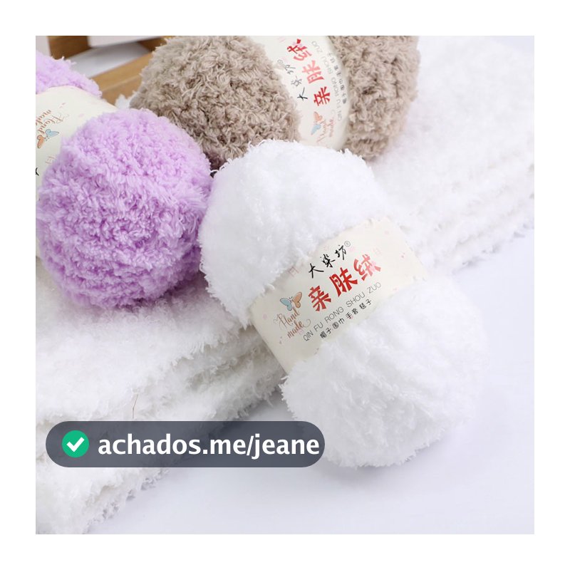 50g Coral Velo Fio Bola Toalha De Pelúcia Cachecol Tricô Lã DIY Cobertor Do Bebê Artesanal Crochê Saco Tecelagem Artesan