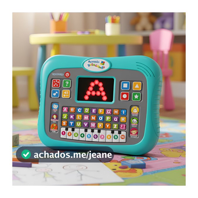Tablet Interativo Infantil Smart Pad Crianças Bilingue Educativo Aprenda Brincando Dm Toys