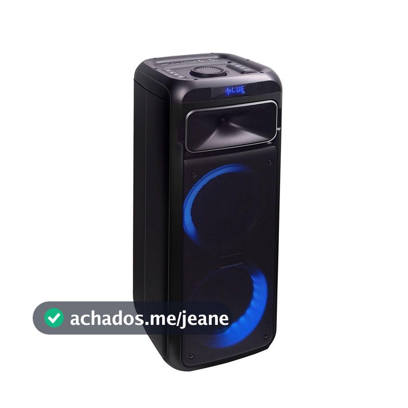 Caixa De Som Amplificada Gallant 750w Lights Colors Swich Bluetooth Portatil Bivolt