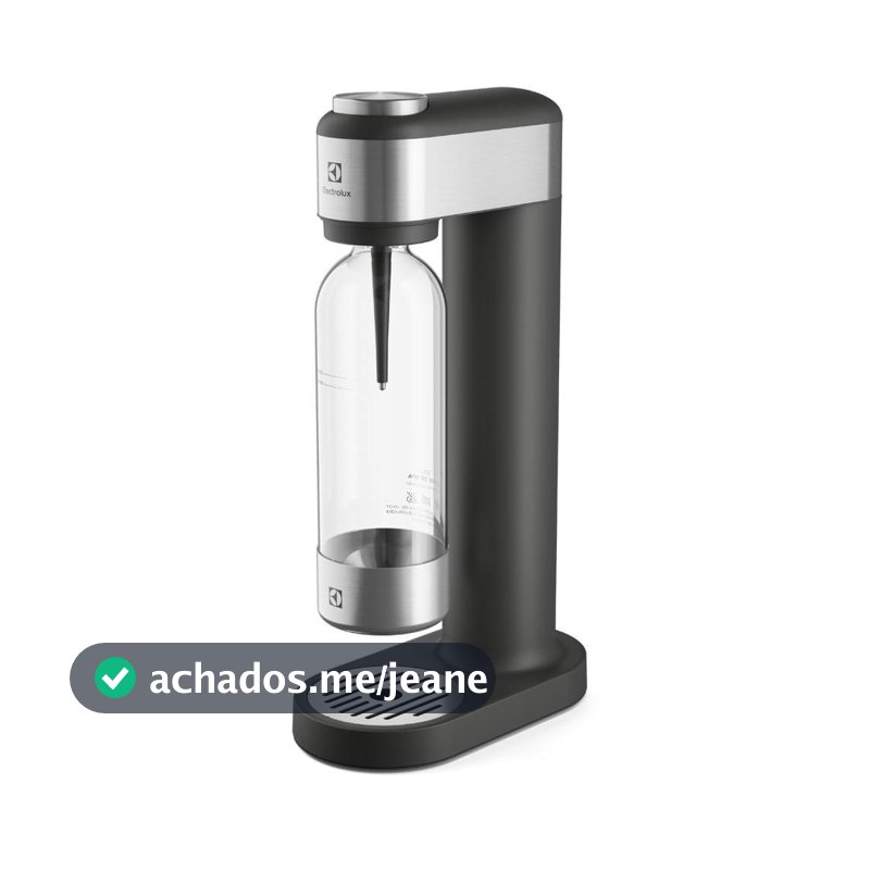 Gaseificador de Água Electrolux Efficient Cinza com Cilindro e Garrafa 1L (ESM01)