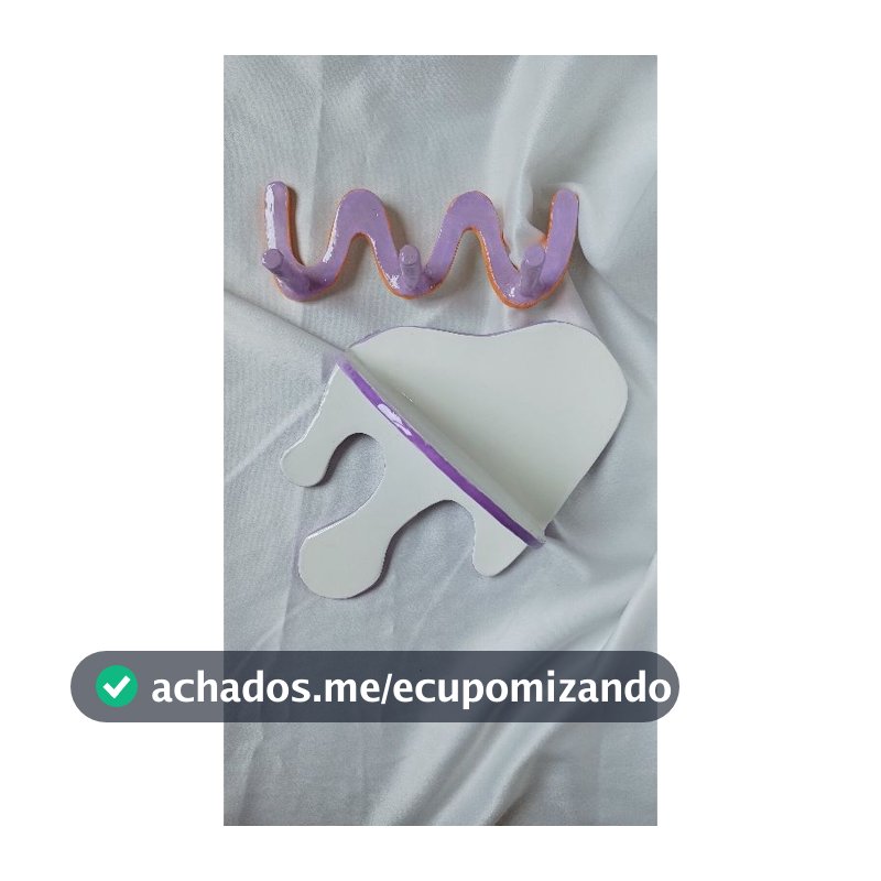 Decoração de Parede Orgânica | Gancho e Prateleira Dopamine Decor | Wall Decor Aesthetic