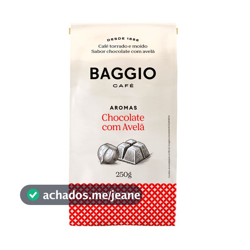 Baggio Café - Café Torrado e Moído Aromas Chocolate com Avelã 250g