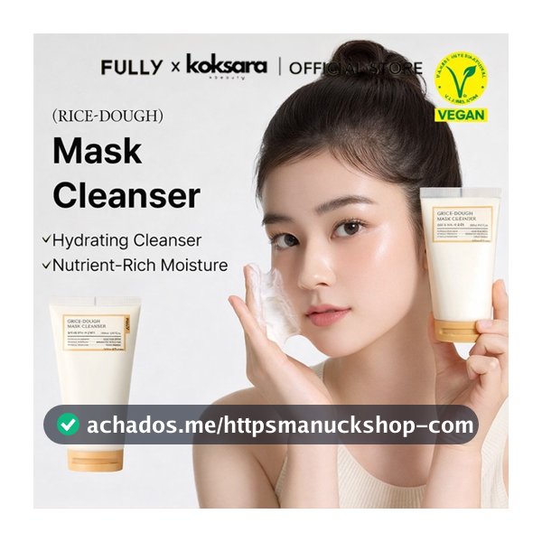 [OFFICIAL] FULLY Rice-Dough Mask Cleanser 130ml, 30ml