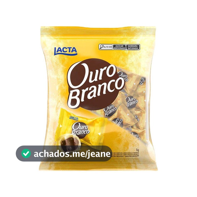 Chocolate Lacta Ouro Branco Pacote 1kg