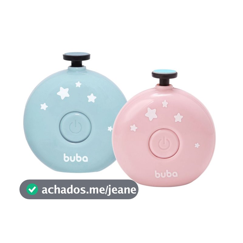Kit 6 Lixas Unha Lixador Elétrico Infantil Bebês Portátil +0