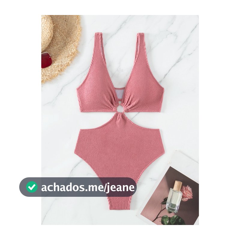 RWX VEST Maiô Com Argola Fashion Moda Praia 2024 XX23