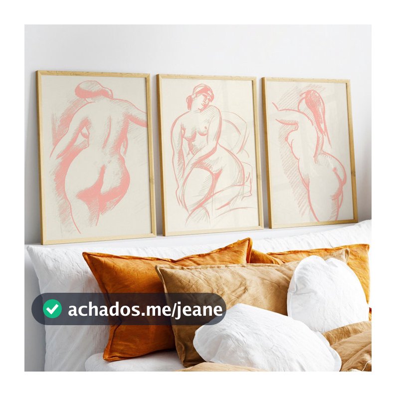 Quadro Decorativo Abstrato mulheres linhas , decoração casa Quadro Decorativo linhas Minimalistas tamanho grande Decoração para sala casa cozinha quarto Quadro decorativo Mulheres abstrata Moderno Decoração Corpo Retro arte #66