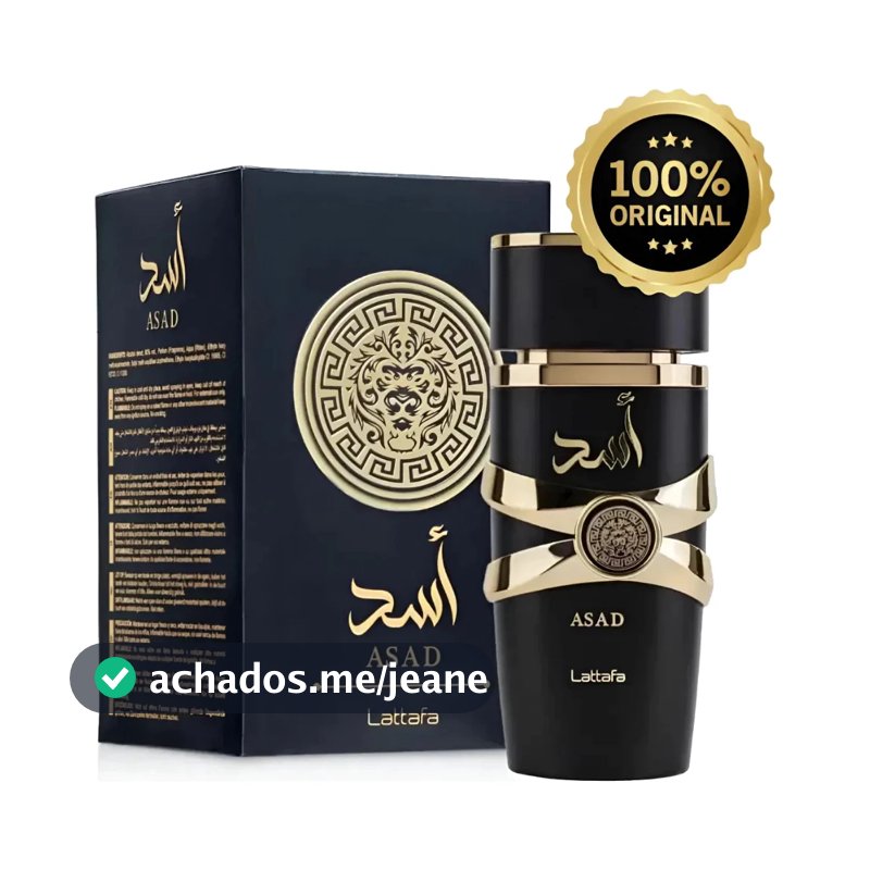 Perfume Asad / Bourbon / Elixir / Yara Árabe 100ml EDP Original Fragrância Longa Duração Masculino Feminino Presente