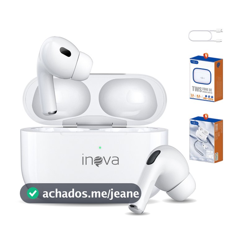 INOVA Fone de Ouvido Bluetooth Som estéreo iPhone/Android À prova d’água Longa duração de bateria Intra Grave potente