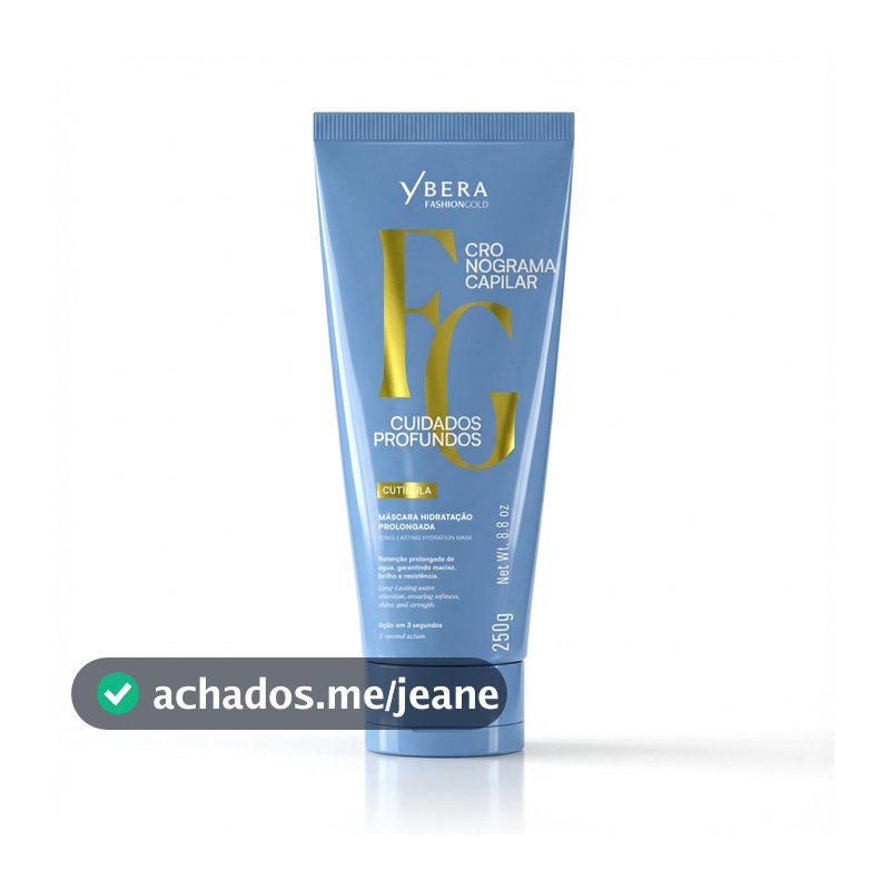 Máscara Hidratação Cronograma Capilar 250g - Fashion Gold