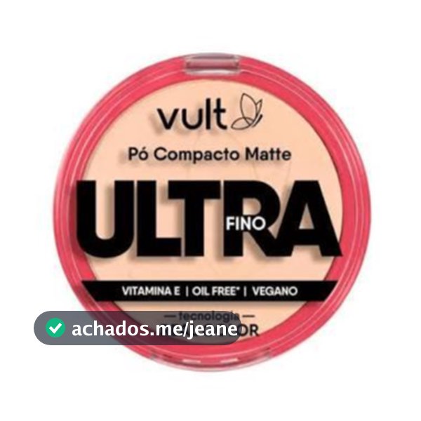 Pó Compacto Vult Matte Ultra Fino (Escolha Sua Cor)