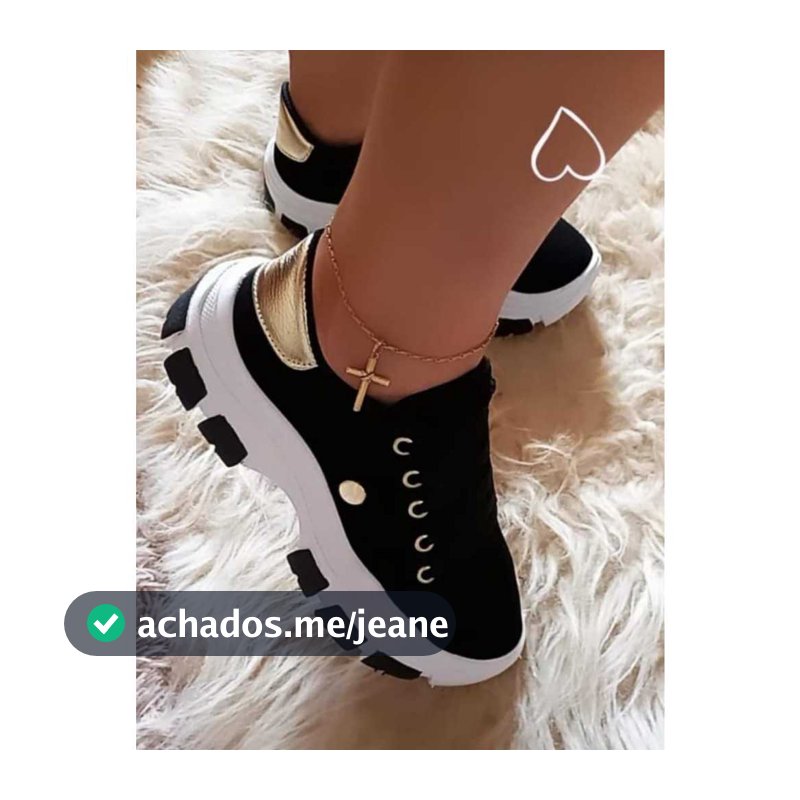 TENIS FEMININO CASUAL PLATAFORMA  ESTILOSO NA PROMOÇÃO
