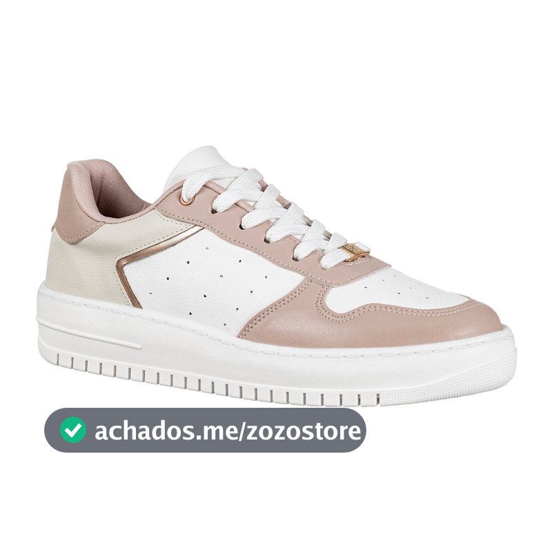 Tênis Feminino Casual Clássico Leve Conforto Retrô Recortes Original GiGiL