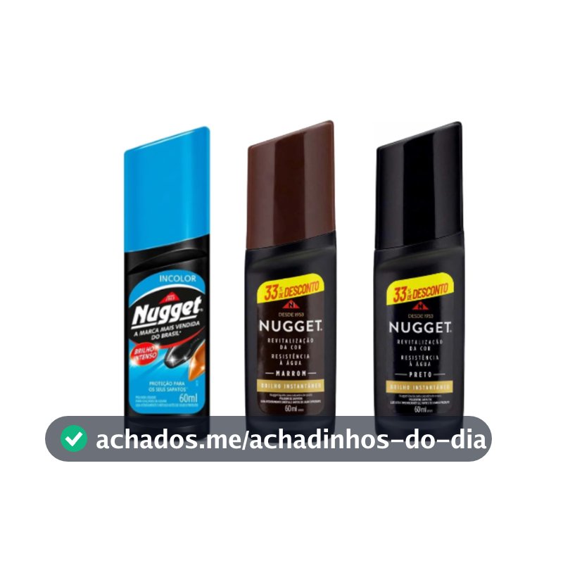 Nugget Líquido Polidor de Sapato  60ml