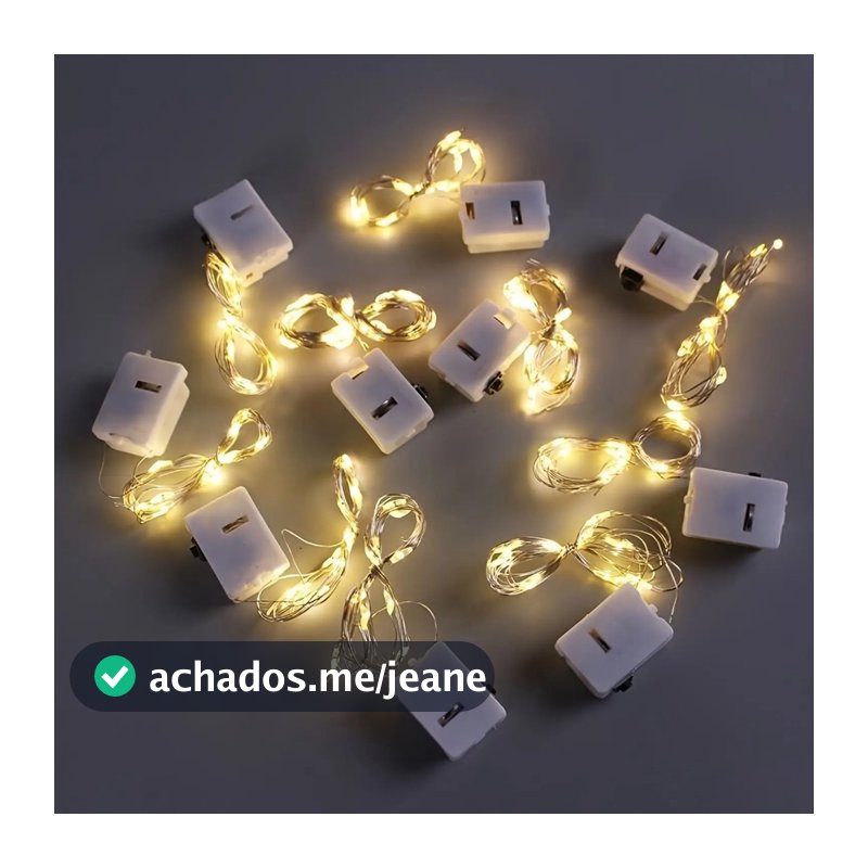 15 Unidade Fio De Led Fio Fada Cordão De Luzes Natal E Festa Luzes Festas Presentes De Decoração 2m LEDs