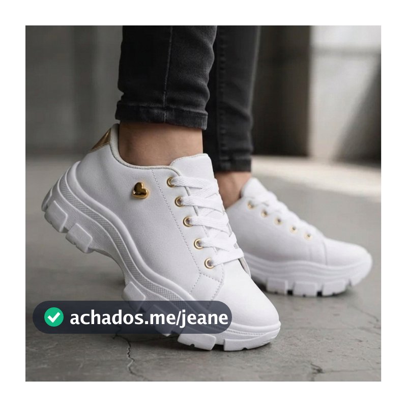 tenis feminino Adulto Plataforma Casual Sola Alta Dia a Dia Promoção