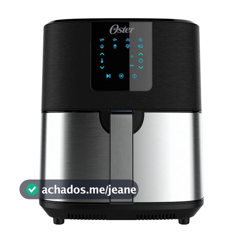 Fritadeira Ultra Digital 2 em 1 Oster Inox 4,8L 1500W com Painel Touch - 127V / 220V