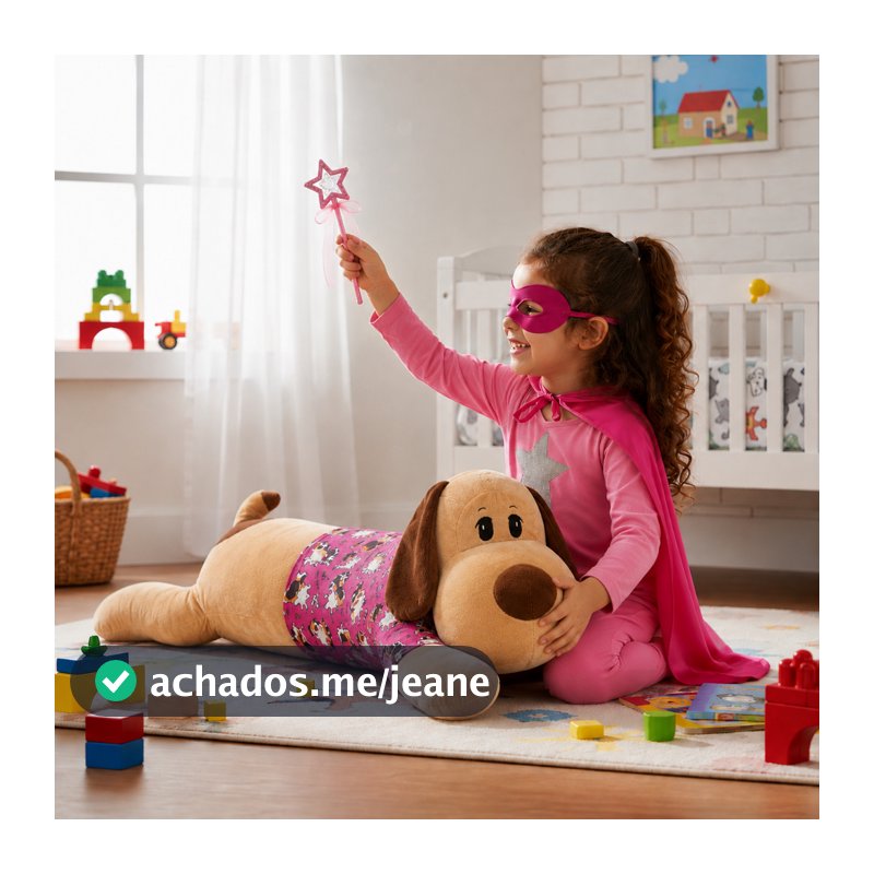 Xuxão Dog Gigante 1,10m Super Macio Para Dormir