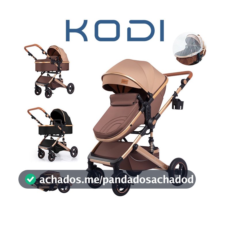Carrinho de Bebê 3 em 1 com Moisés, Amortecedor e Assento Reversível – Até 15kg P7