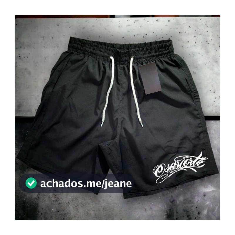 Bermuda Short Tactel Modelo Osascorte, Ideal Para Treinos, Academia, Corrida, Motoqueiro