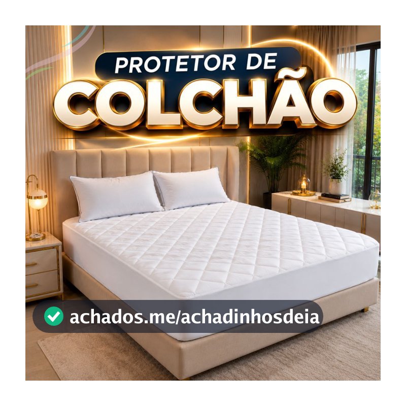 Capa para Colchão Impermeável Matelada Branca Solteiro Casal Queen King Antialérgica Premium