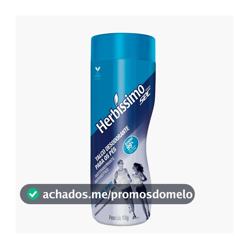 Talco Herbíssimo SEC Tradicional 100g